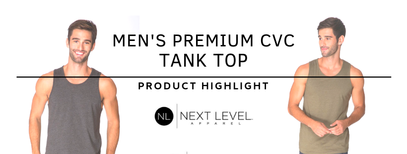 Product Highlight: Men's Premium CVC Fitted Tank Top